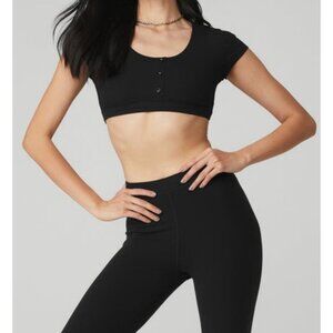 ALO Yoga ribbed black set